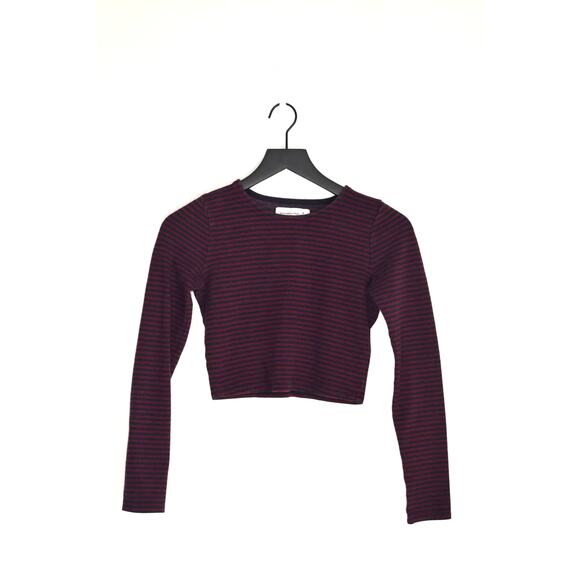 Abercrombie & Fitch Tops - Abercrombie & Fitch Blue/Red Striped Long Sleeve Size M